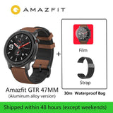 Amazfit GTR 47mm Smart Watch Xiaomi Huami 5ATM Waterproof Sports Smartwatch 24 Days Battery Music Control With GPS Heart Rate