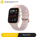 Global Version Amazfit GTS Smart Watch 5ATM Waterproof Smartwatch 14Days Battery GPS Music Control Leather Silicon Strap