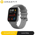 Global Version Amazfit GTS Smart Watch 5ATM Waterproof Smartwatch 14Days Battery GPS Music Control Leather Silicon Strap