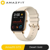 Global Version Amazfit GTS Smart Watch 5ATM Waterproof Smartwatch 14Days Battery GPS Music Control Leather Silicon Strap