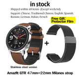 Global Version Huami Amazfit GTR 47mm GPS Smart Watch Men 5ATM Waterproof Smartwatch 24 Days Battery AMOLED Screen 12 Sport Mode