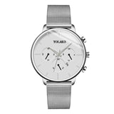 Hot Sale Men Black Stainless Steel Mesh Business Watch Luxury Sport Watch With Date Quartz Wristwatches Relogio Masculino