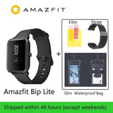 In Stock Global Version Amazfit Bip Lite Smart Watch 45-Day Battery Life 3ATM Water-resistance Smartwatch For Xiaomi New