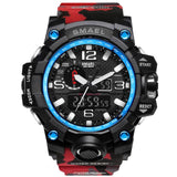 Men Military Watch 50m Waterproof Wristwatch LED Quartz Clock Sport Watch Male relogios masculino 1545 Sport Watch Men S Shock
