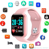 New Fashion Smart Watch Women SMen martwatch For Android IOS Electronics Smart Clock Wach Fitness Tracker Top Square Smart-watch