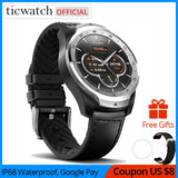 Original Ticwatch Pro Sport Smart Watch Bluetooth WIFI NFC Payments/Google Assistant Android Wear Smartwatch GPS IP68 Waterproof