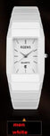 RGENS brand official ladies clocks woman wristwatches black 100% ceramic quartz square luxury womens watches 30m waterproof