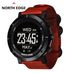 Smart watches Men outdoor sports watch waterproof 50m GPS Altimeter Barometer Thermometer Compass Altitude Diving NORTH EDGE