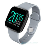 Stainless Steel Smart Watch Women Men Smartwatch For Android IOS Electronics Smart Clock Fitness Tracker Square Smart-watch Hour