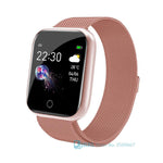 Stainless Steel Smart Watch Women Men Smartwatch For Android IOS Electronics Smart Clock Fitness Tracker Square Smart-watch Hour