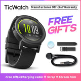 TicWatch E Shadow Black Smart Watch Bluetooth GPS Sport Watch Android&iOS compatible Google Play IP67 Waterproof Mobvoi Original