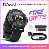 TicWatch E Shadow Black Smart Watch Bluetooth GPS Sport Watch Android&iOS compatible Google Play IP67 Waterproof Mobvoi Original