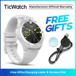 TicWatch S2 White Smart Watch Bluetooth GPS Watch Men and Women Fitness Sport Watch 5ATM Waterproof Android Smartwatch Original