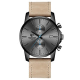 Top Luxury Brand Men Business Watches Chronograph Waterproof Quartz Analog Wristwatch Full Steel Male Clock Relogio Masculino